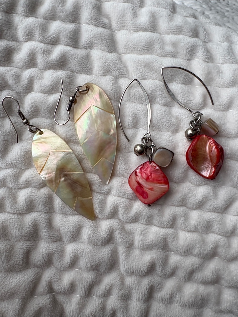 Vintage Shell Drop Earring Lot